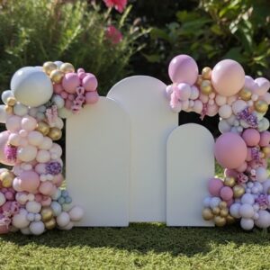 Backdrop arch with covers