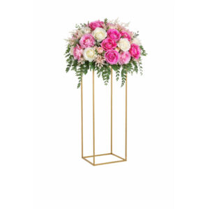 Gold flower stand